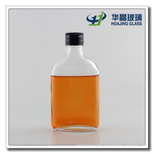 180ml Oblate Small Glass Spirits Bottle with Aluminum Cap